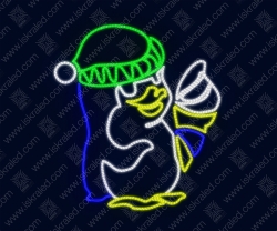 Светодиодная 2D-фигура Пингвиненок"